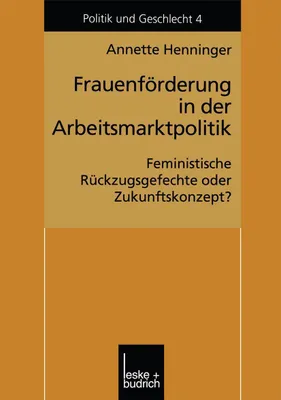 Produktbild von Frauenförderung in der Arbeitsmarktpolitik