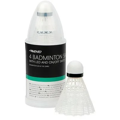 Zdjęcie produktu dla Lotki do badmintona świecące LED AVENTO x4