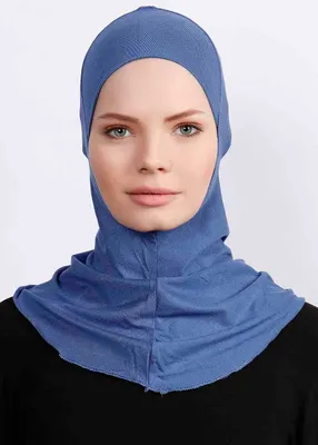 Immagine prodotto di Grande hijab BONE Bonnet Blu copricapo foulard sottocasco turbante porta turbante