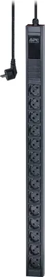 Obrázek produktu pro APC EPDU1116B-SCH, Základní, 0U, Jedna fáze, Svislý, Hliník, Černá