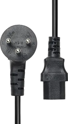 Produktbild von Kabel zasilający ProXtend Izrael - C13 2m czarny, PC-HC13-002