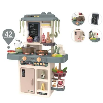 Produktbild von 360Home Kinderspielhaus-Simulation Küchenspielzeug Spielzeug Kinderspielzeug Küche Spielküche Grün 889-187