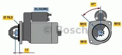 Immagine prodotto di Avviamento BOSCH 0 986 022 840