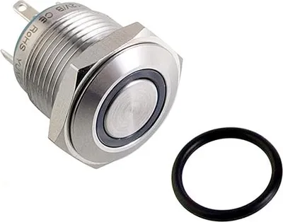 Obrázok produktu pre Tlačidlo odolné proti vandalizmu, 16 mm, monostabilné