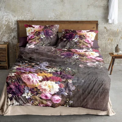 Produktbild von Irisette Flausch-Baumwolle Bettwäsche-Garnitur Zobel 8551  Farbe multi  135x200+80x80cm