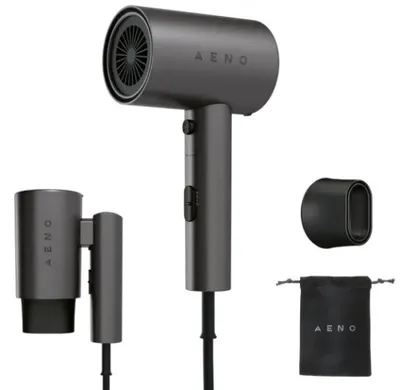 Zdjęcie produktu dla Suszarka do włosów AENO AHD0002, 1700-2000 W, jonizator, 3 tryby, torba podróżna