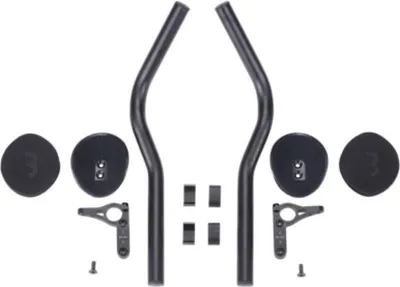 Image de Kit de fixation BBB BHB-52/58 Noir - Fixation universelle pour guidon