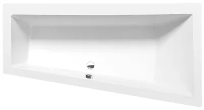 Obrázok produktu pre Priestorovo úsporná vaňa ANDRA, 180x90x45 cm, pravá, biela