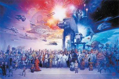 Produktbild von Star Wars Poster Cast 91,5 x 61 cm