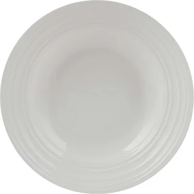 Immagine prodotto di Piatto pasta MIKASA CHIARA D. 23cm bianco con motivo porcellana rotonda Creative Tops WA