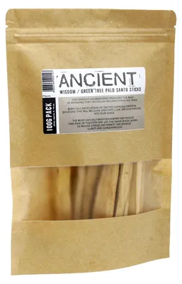 Imagen del producto de 100g Palos de árbol verde de palo santo 10-15 Palitos