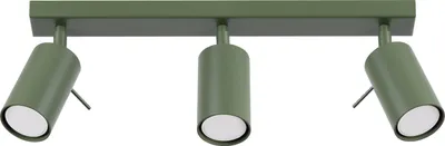 Image de Plafonnier MIRAX 3 lampes GU10 vert olive