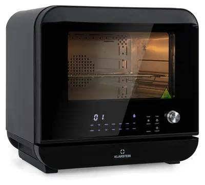 Zdjęcie produktu dla Klarstein Vita Pro, frytownica na gorące powietrze, gotowanie na parze, 18 l, 2450 W, 14 programów, zbiornik na wodę 800 ml