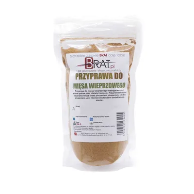 Zdjęcie produktu dla Przyprawa do mięsa wieprzowego 200g Brat.pl