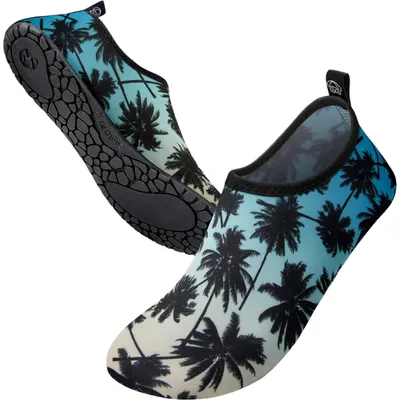 Productafbeelding van Heren waterschoenen, strand, sneldrogend, antislip, met zeepaardjes, maat 44/45 EU
