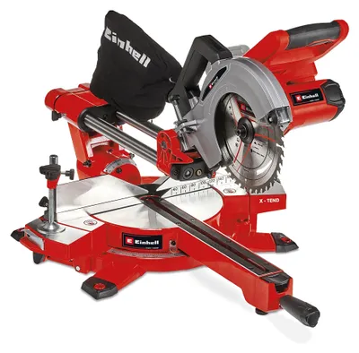 Produktbild von Einhell Power X-Change Akku-Zug-Kapp-Gehrungssäge TE-SM 36/210 Li - Solo