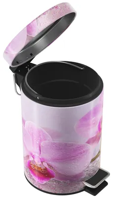 Image de Poubelle cosmétique Sanilo 3 L avec système d'abaissement automatique Blooming