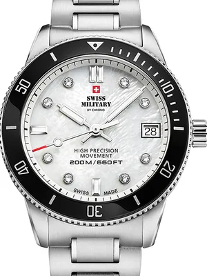 Produktbild von Swiss Military SM34089.03 Diver Damenuhr 37mm 20ATM