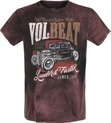 Produktbild von Volbeat T-Shirt Herren Louder And Faster rost Band-Merch, Bands 100% Baumwolle L