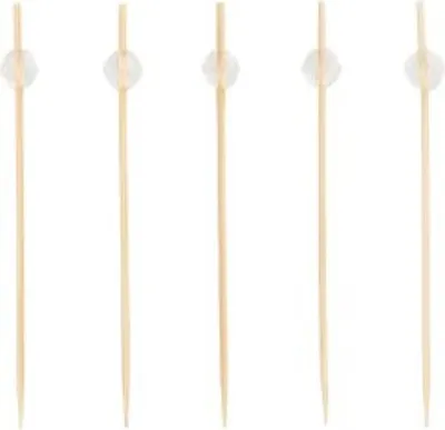 Produktbild von 100 Papstar Fingerfood - Spieße 9 cm Diamond 82187