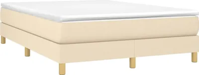 Produktbild von "im Sonderangebot"Boxspringbettgestell - CLORIS - Doppelbett - Robust und langlebig - Creme 140x200 cm - Einfache Montage - Stoff - DEMöbel1611715