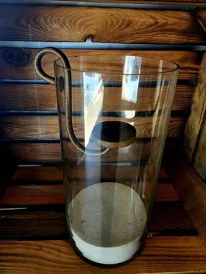 Produktbild von Edelrostoptik Kerzenhalter zum Einhängen, 25 cm