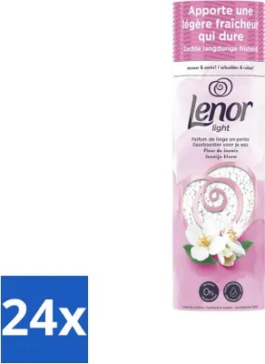 Produktbild von Lenor Light – Duftverstärker – Jasmin – Non-Stop-Frische – 19 Wäschen - Vorteilspack - 24 Stücke