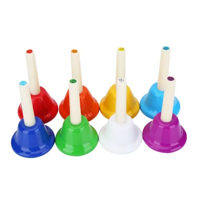 Produktbild von Handglocken, Handglockenset, Musik-Handglocken, Kinder-Musikspielzeug, 8-Noten-Musikspielzeug