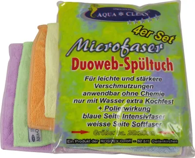 Produktbild von AQUA CLEAN Duoweb Spültuch 4er Set
