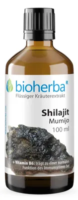 Produktbild von Bioherba Shilajit Mumijo Tropfen Tinktur 100 ml