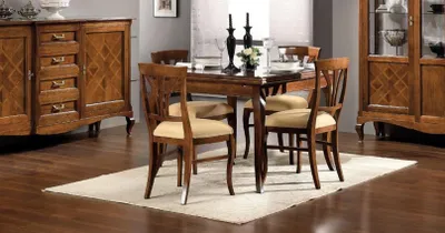 Immagine prodotto di Esszimmer Stühle Lehnstuhl Essgarnitur Garnitur 4x Stuhl Set Lehnstühle 5tlg