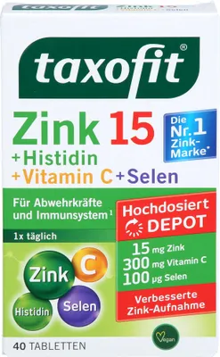 Image de Taxof.Zinc+Histidine+Sélénium Tbl.40ST