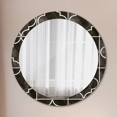 Produktbild von Ø90cm Modern Spiegel - Wandspiegel Wandmontage- Schlafzimmer - antik fliesen