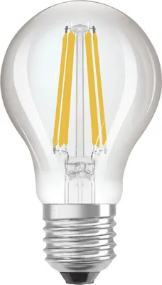 Obrázok produktu pre LEDVANCE LED úsporná žiarovka, žiarovka s päticou E27, teplá biela (3000K), 7,2 W, nahrádza bežnú 100W žiarovku, mimoriadne vysoká energetická účinnosť a úspora energie, 1 balenie