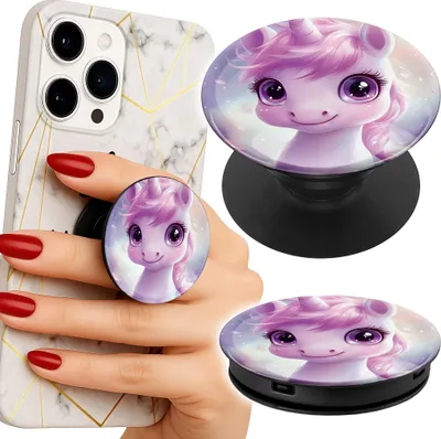 Image de Porte-téléphone Finger Popsocket/Sweet Unicorn Stand