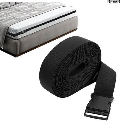 Imagen del producto de Soporte para colchones dobles de 12 metros x 5 cm: une dos colchones, puente ajustable para camas de matrimonio