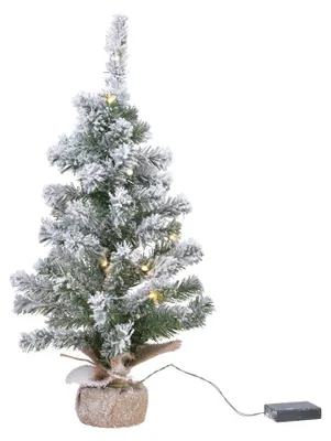 Produktbild von Kaemingk Tannenbaum künstlich beleuchtet beschneit 35 Lichter warmweiß