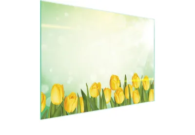 Obrázok produktu pre Sklenená doska na krájanie 40x30 tulipánov
