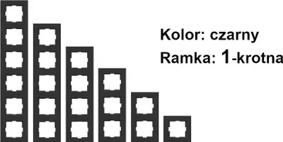 Imagen del producto de VN-92-18-06-51: VN-92-18-06-51: Modelo Ramka 1-Krotna, color