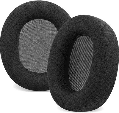 Image de Coussinets d'écoute en plastique - Noir - Confortables - Ajustement parfait - Adaptés aux modèles SteelSeries Arctis
