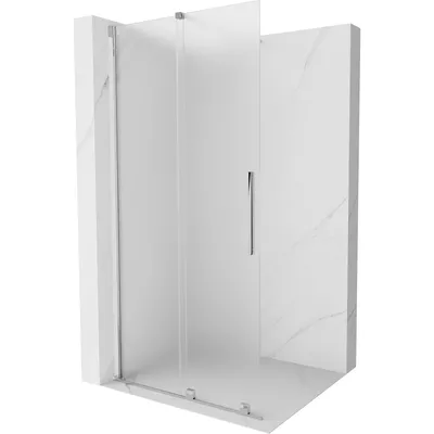 Obrázek produktu pro Mexen Velar sprchová stěna sklopná Walk-in 100 x 200 cm, matné sklo 8 mm, chrom - 871-100-000-33-01