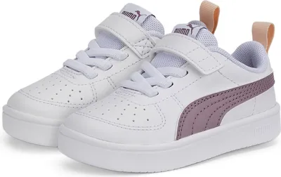 Zdjęcie produktu dla PUMA Rickie AC dziecięce trampki z zapięciem na rzep puma white/elderberry 23