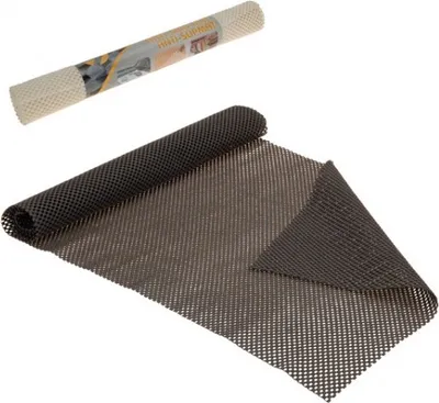 Produktbild von Anti Rutsch Matte creme dunkelbraun rutschmatte Teppich Gummimatte