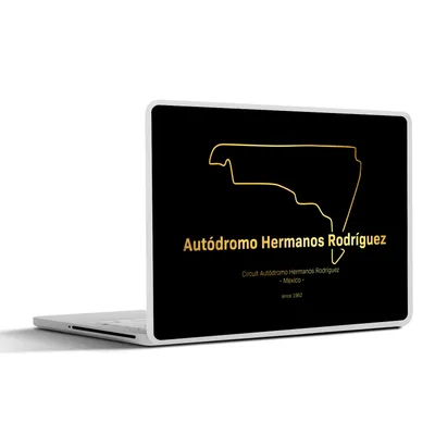 Produktbild von MuchoWow® Laptop Aufkleber Sticker Cover Formel 1 - Rennstrecke - Mexiko 30x21 cm - Sticker für Laptop - Selbstklebend