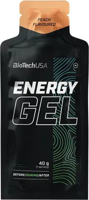 Obrázok produktu pre BioTech USA Energy Gel 40 g broskyňa / Energetické gély / Energetický gél s MCT olejom, karnitínom a taurínom