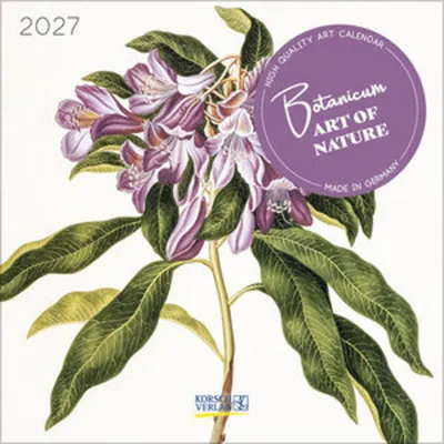 Produktbild von Korsch Botanicum Kalender 2027 – Mehrsprachig, viel Platz für Notizen, Pflanzendarstellungen