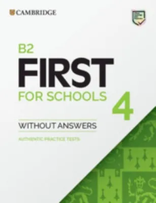 Produktbild von First for Schools 4. Student's Book without answers