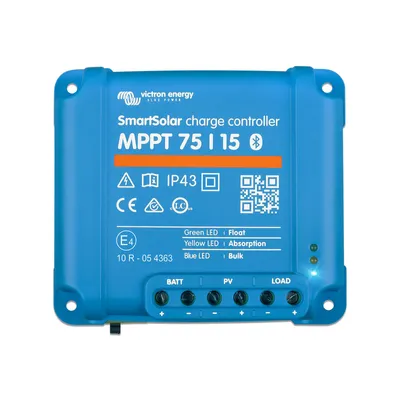 Produktbild von Victron Energy® SmartSolar MPPT 75/15 Solarladeregler 15A, 12/24VDC mit integriertem Bluetooth, 0% MwSt.