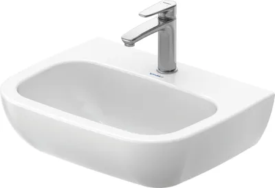 Immagine prodotto di Duravit D-Code lavabo, avec trou pour robinetterie, sans trop-plein, 550x430x175mm, blanc brillant, 2311550000, 2311550000