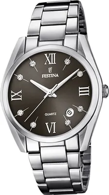 Obrázok produktu pre Festina Dámske hodinky z nehrdzavejúcej ocele F16790/F Remienok hodinky strieborné Boyfriend D2UF16790/F